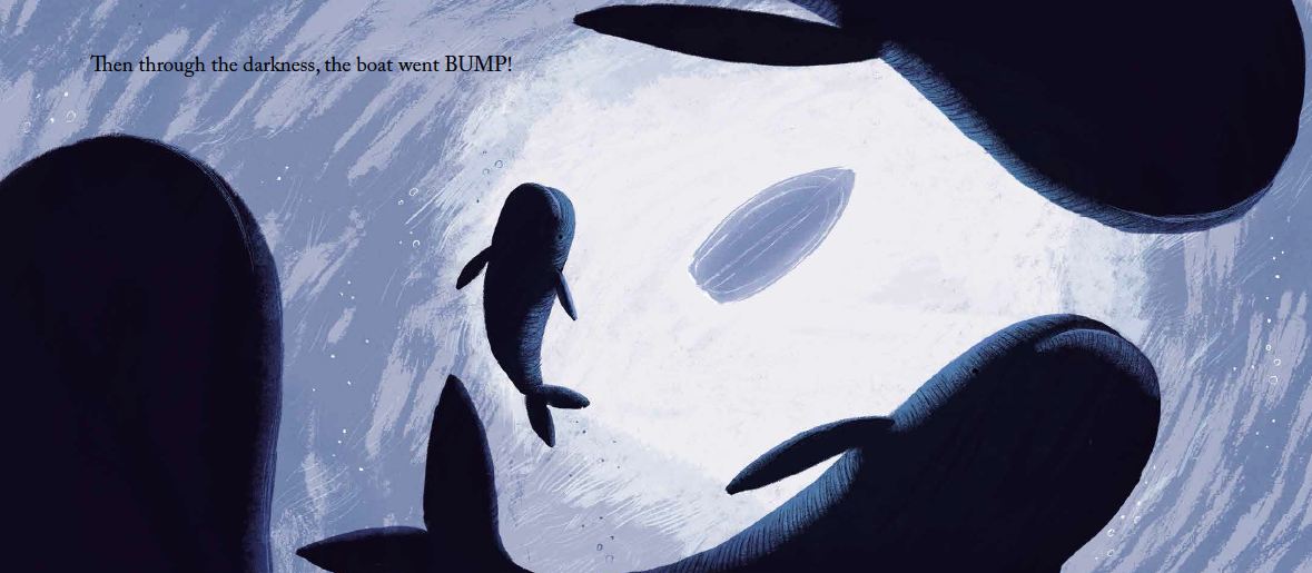 whale pod from the storm whale in winter