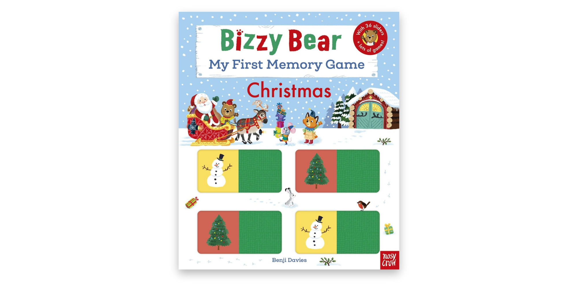 Bizzy Bear: My First Memory Game Book: Christmas