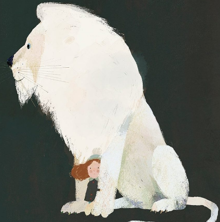 illustration from The Snow Lion by Jim Helmore and Richard Jones