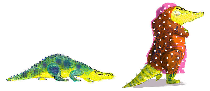 Preliminary ideas for Open Very Carefully, Illustrated by Nicola O’Byrne