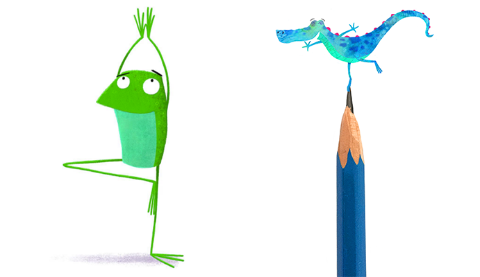 Tinysaurus Wrecks, and Yoga Frog!