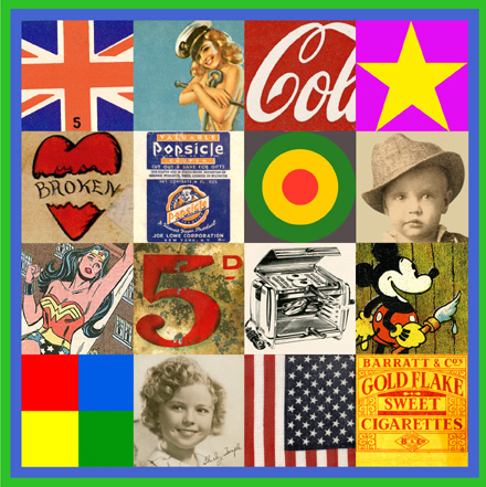 Famous pop art by Peter Blak