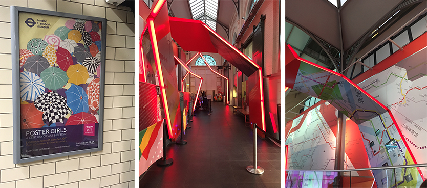 london transport museum poster girls exhibition