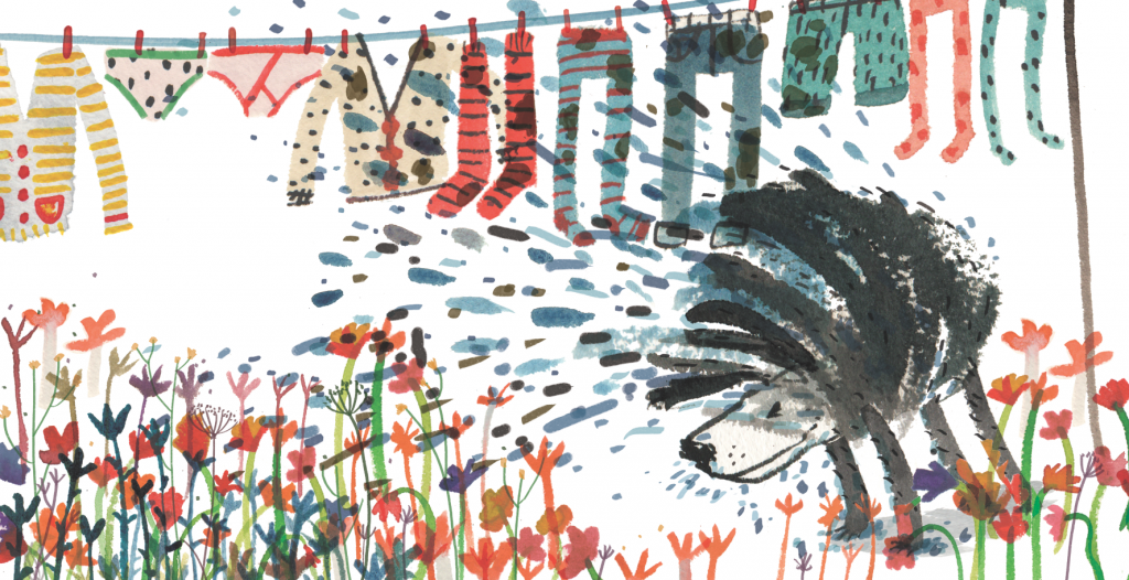 illustration from time for bed fred by yasmeen ismail