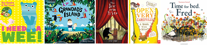 Book covers yasmeen ismail david litchfield benji davies nicola o'byrne