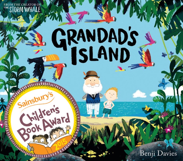 Sainsburys award logo grandad's island cover