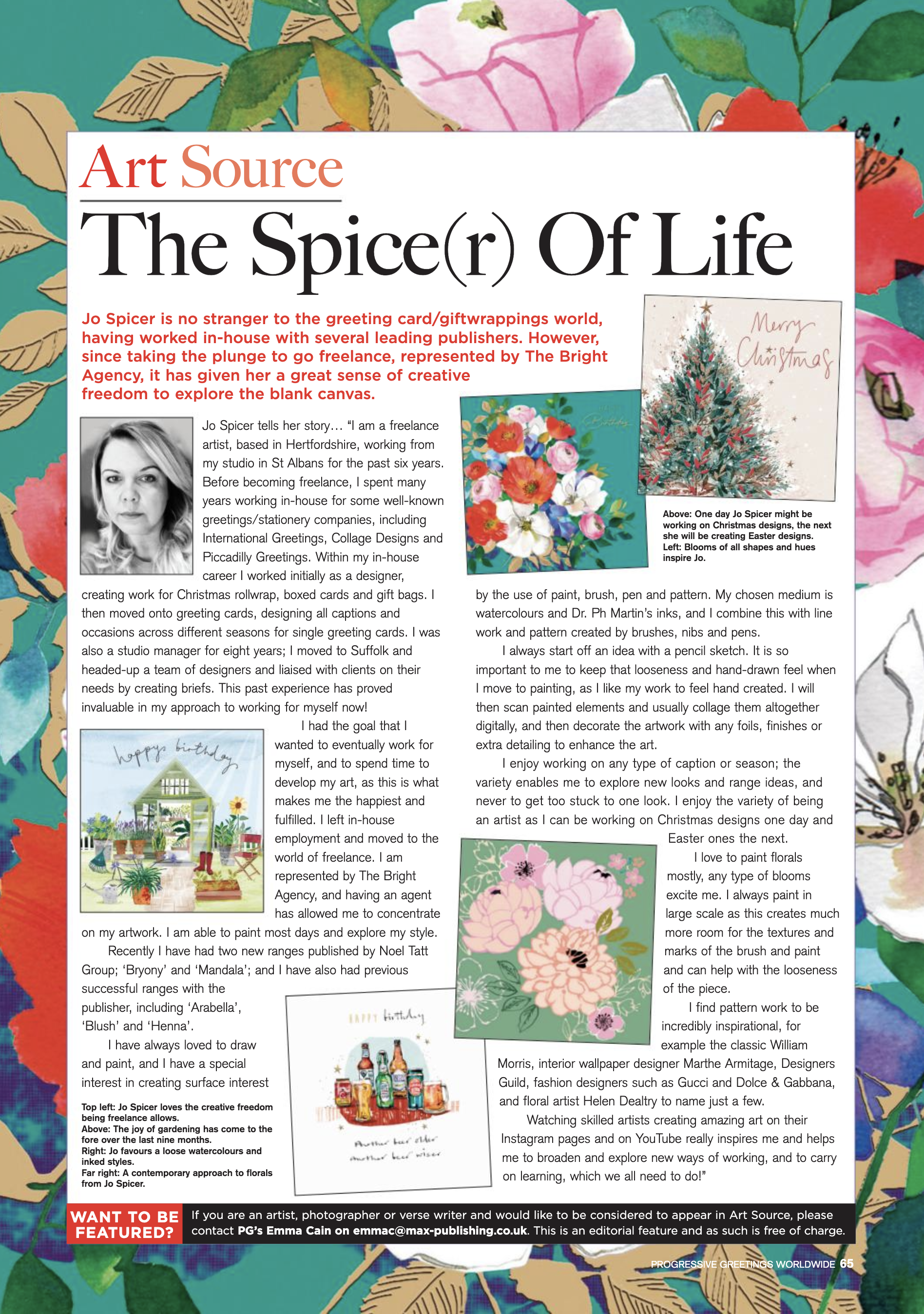 Jo Spicer Art Licensing Progressive Greetings