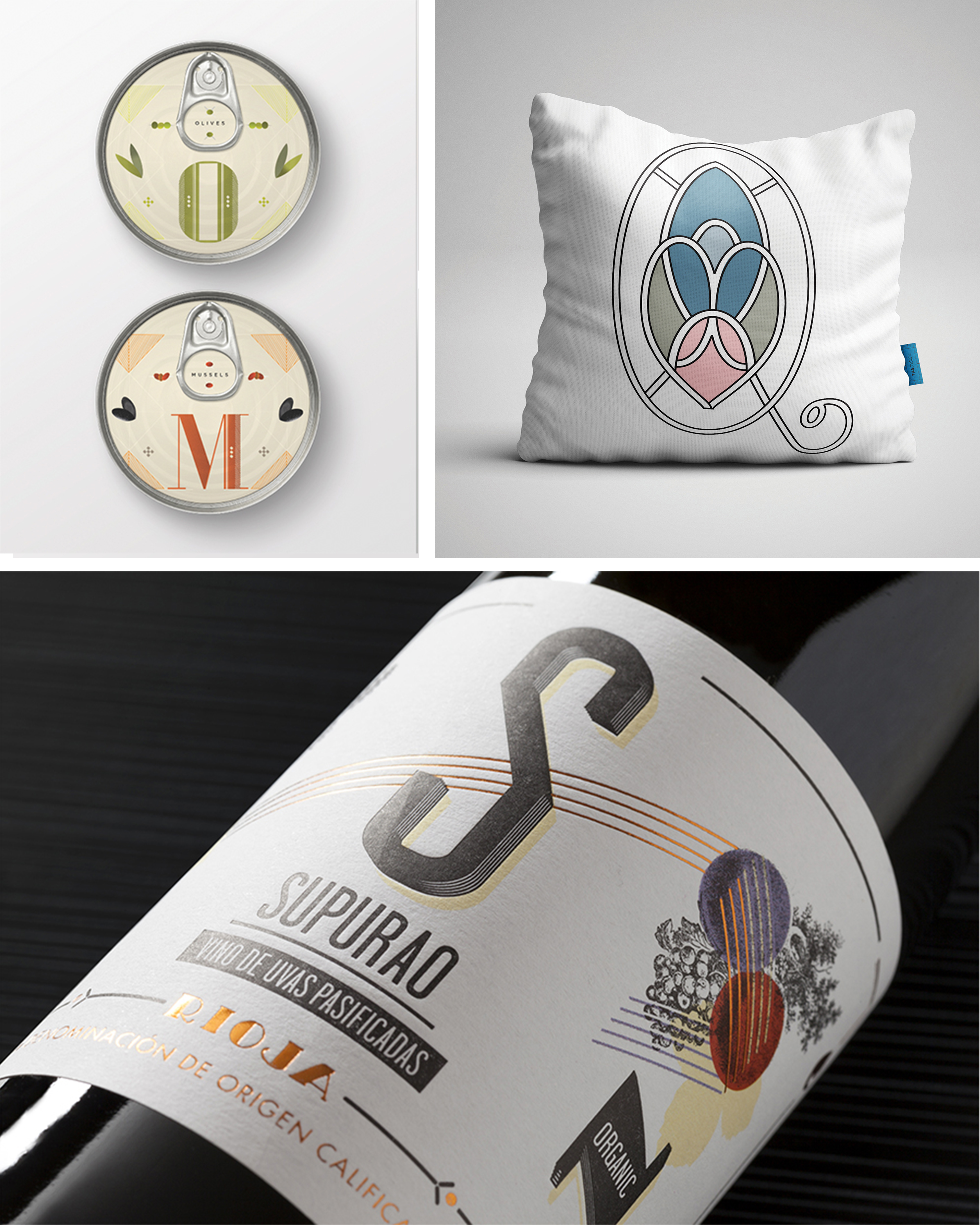 Raquel Marin Bright Illustration Typography Packaging Design