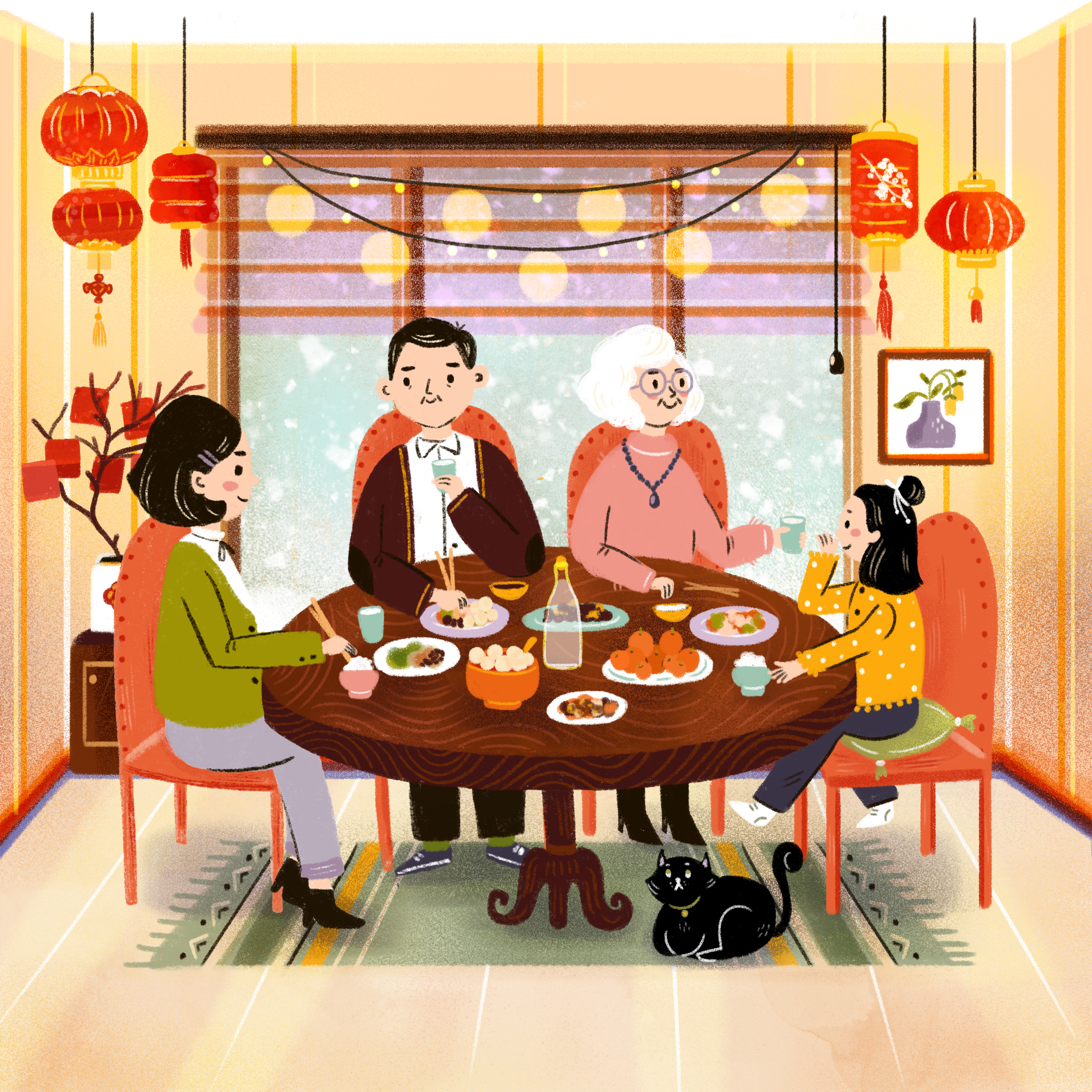 Tika Tata Chinese New Year Bright