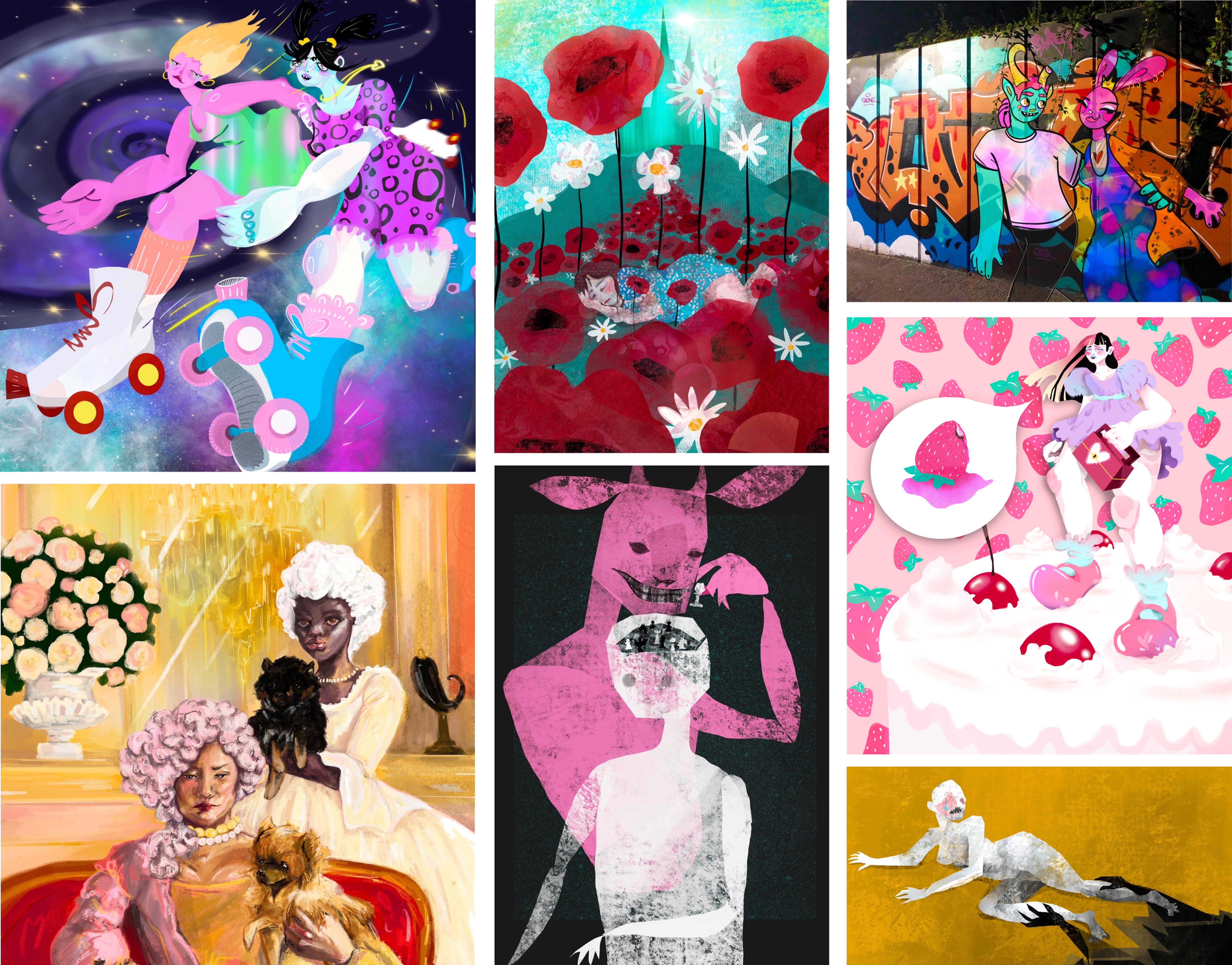 hannah clair illustration art the bright agency