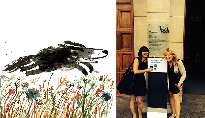 time for bed fred and yasmeen at the V&A awards