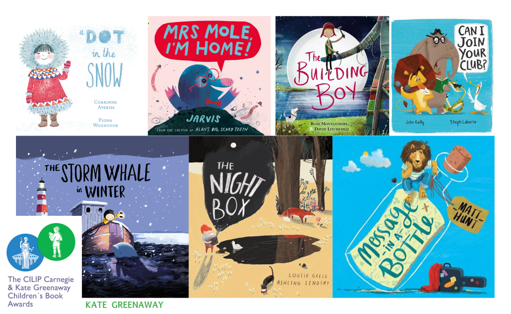 Bright artists were nominated for the CILIP Awards
with Kate Greenaway and Carnegie Medal awards