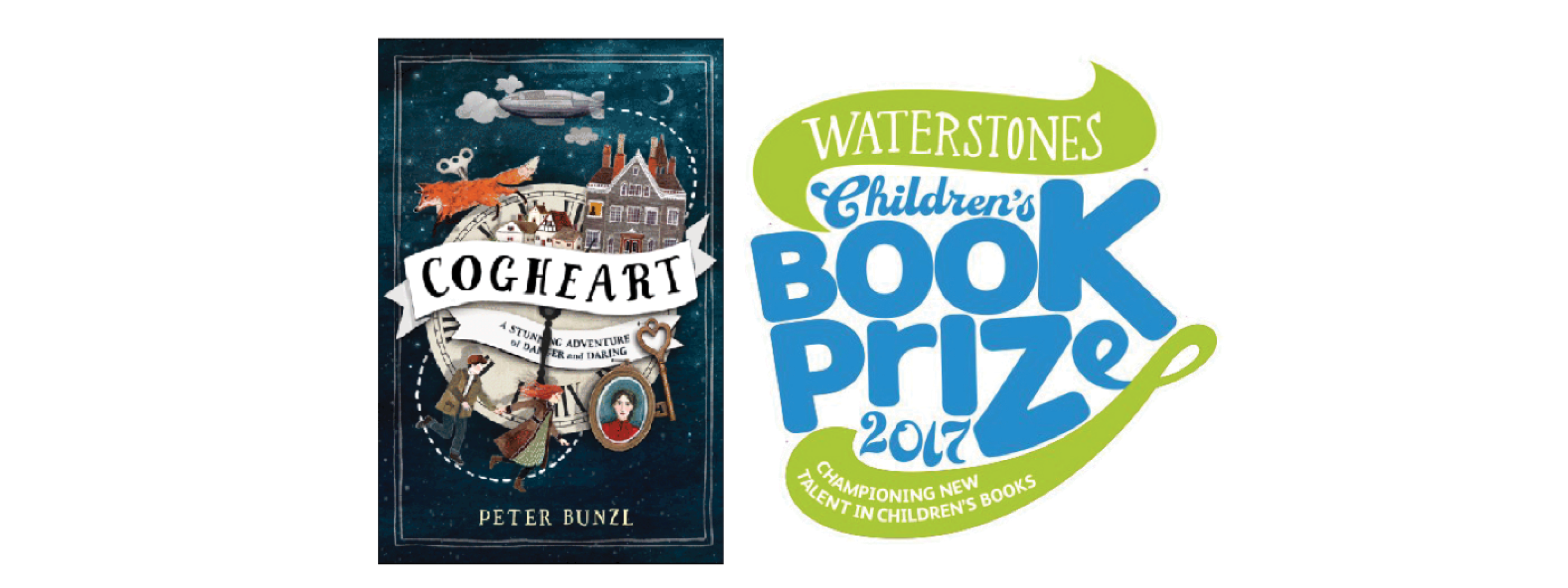 Cover image of Cogheart illustrated by Becca Stadlander, shortlisted for the Waterstones Children's Book Prize 201!