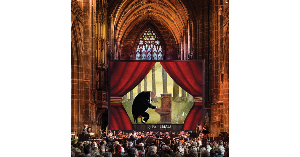 The Bear and the Piano on stage