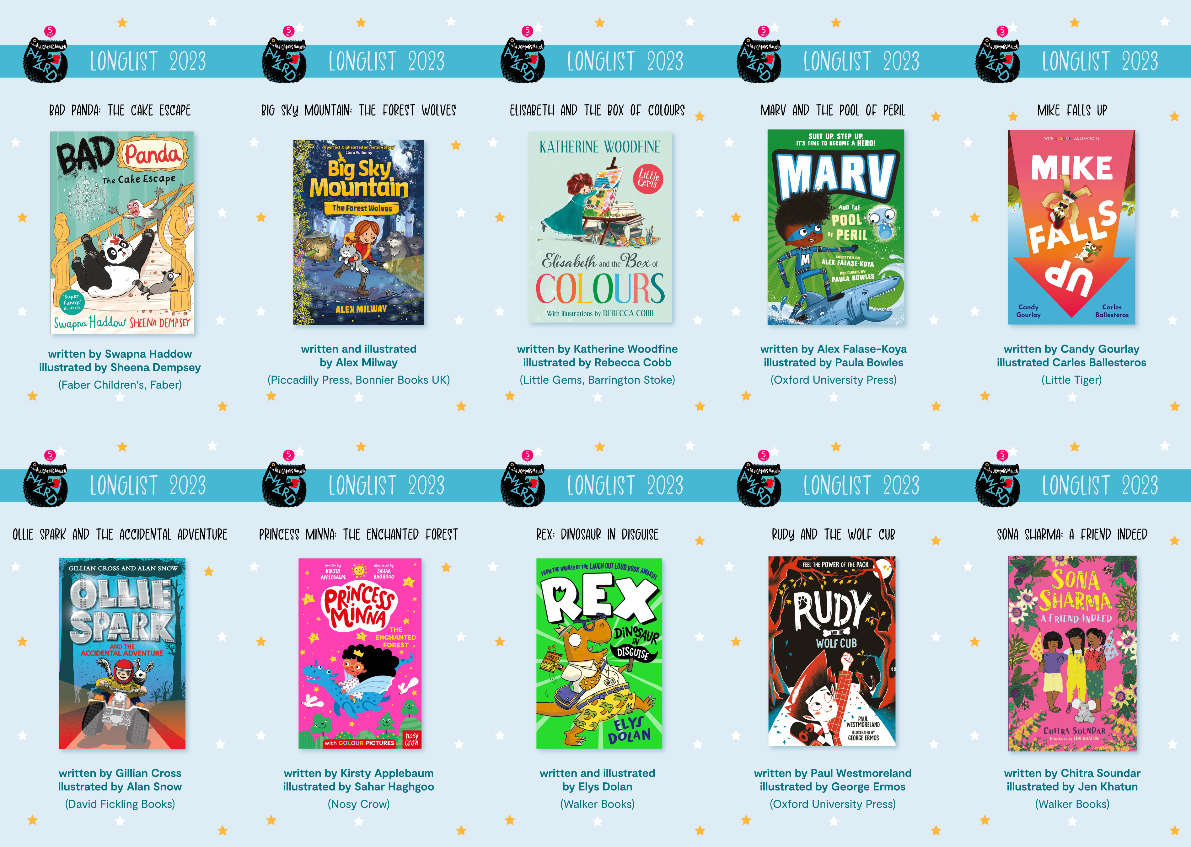 ![Alligators Mouth Award Lonlisted Books